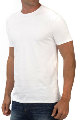 White Color Round Neck T Shirt